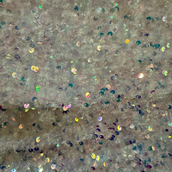 White Sequin Jumpsuit - Picture 6 of 6